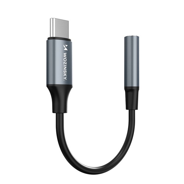 Wozinsky WACM-01 USB-C Adapter - 3.5mm Mini Jack - Black 5