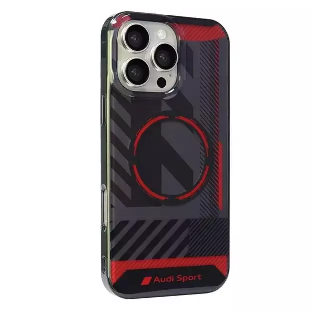Audi IML Sport MagSafe iPhone 16 Pro Max 6.9&quot  black/black hardcase AUS-IMLMIP16PM-RSQ/D2-BK 7