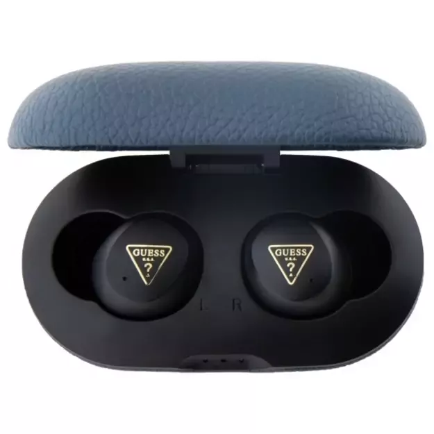 Guess Bluetooth headphones GUTWSPGTSPSB TWS + docking station blue/blue Grained Classic Logo 2