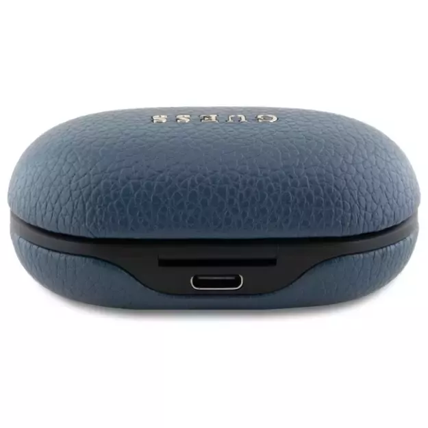 Guess Bluetooth headphones GUTWSPGTSPSB TWS + docking station blue/blue Grained Classic Logo 4