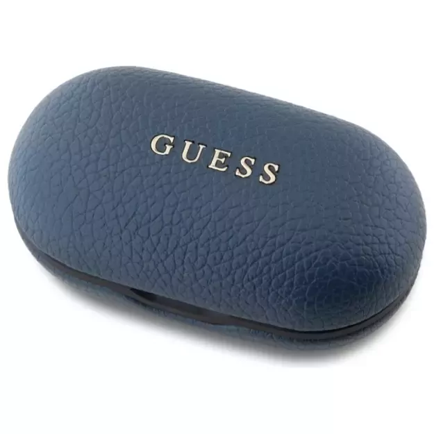 Guess Bluetooth headphones GUTWSPGTSPSB TWS + docking station blue/blue Grained Classic Logo 1