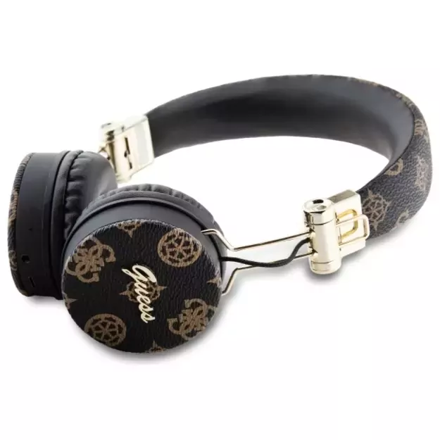 Guess Bluetooth ENC GUBH70EPOSMK on-ear headphones black/black Peony Script Round Shape 3