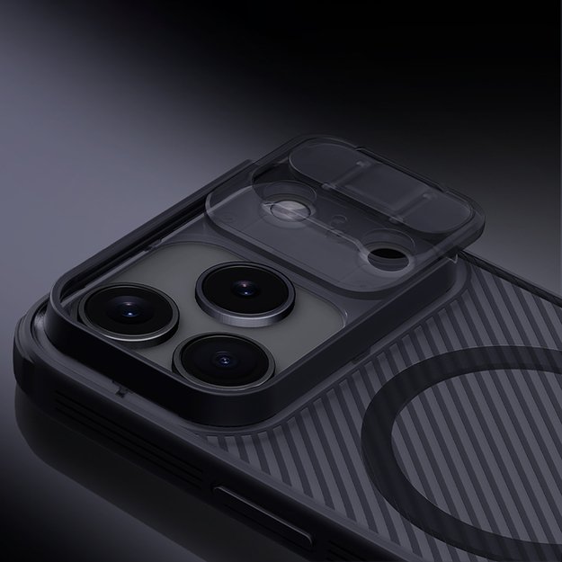CamShield Pro Magnetic Case IP17 Pro Max Transparent black 8
