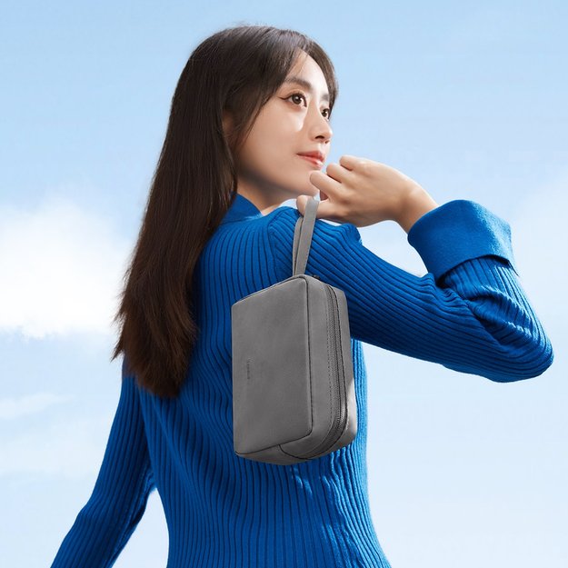 Baseus EasyJourney Series small travel bag phone pouch, headphones and other small items gray 7