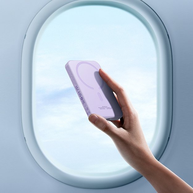Baseus mini power bank 5000mAh 20W + USB-C cable (20V/3A) - purple 10