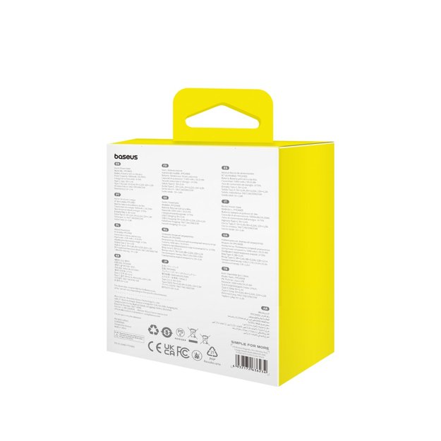 Baseus mini power bank 5000mAh 20W + USB-C cable (20V/3A) - purple 4