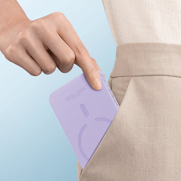 Baseus mini power bank 5000mAh 20W + USB-C cable (20V/3A) - purple 14