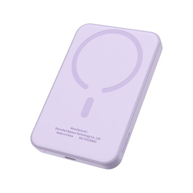 Baseus mini power bank 5000mAh 20W + USB-C cable (20V/3A) - purple 1