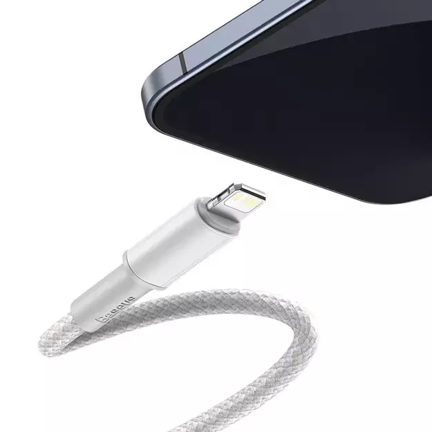 Baseus CATLGD-A02 Lightning - USB-C PD cable 20W 480Mb/s 2m - white 1