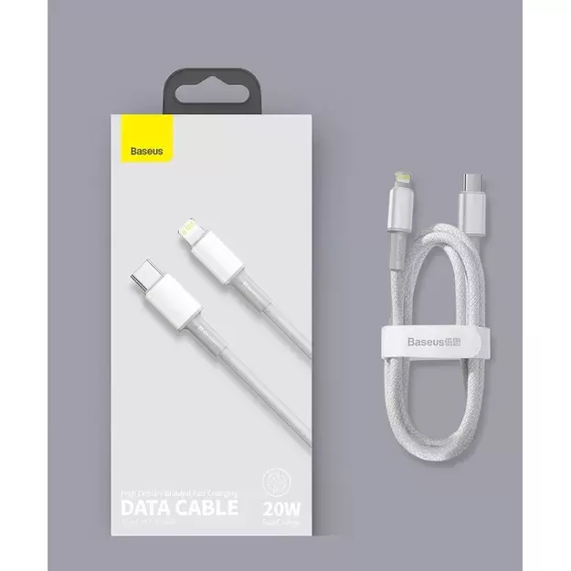 Baseus CATLGD-A02 Lightning - USB-C PD cable 20W 480Mb/s 2m - white 21