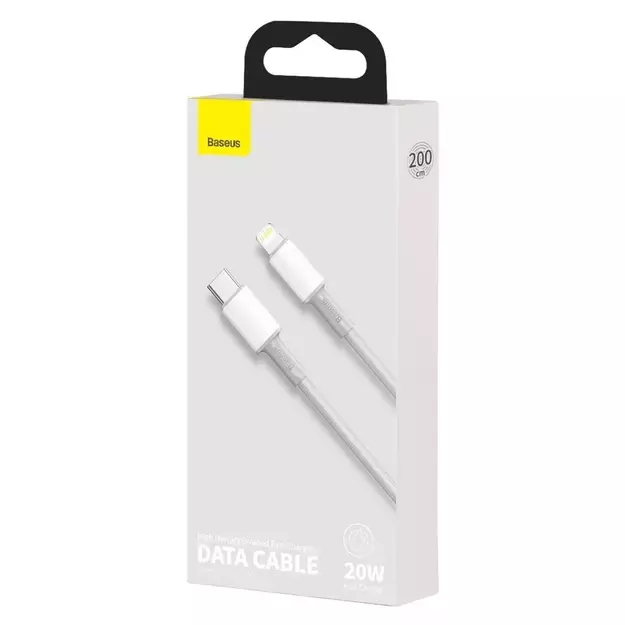 Baseus CATLGD-A02 Lightning - USB-C PD cable 20W 480Mb/s 2m - white 4