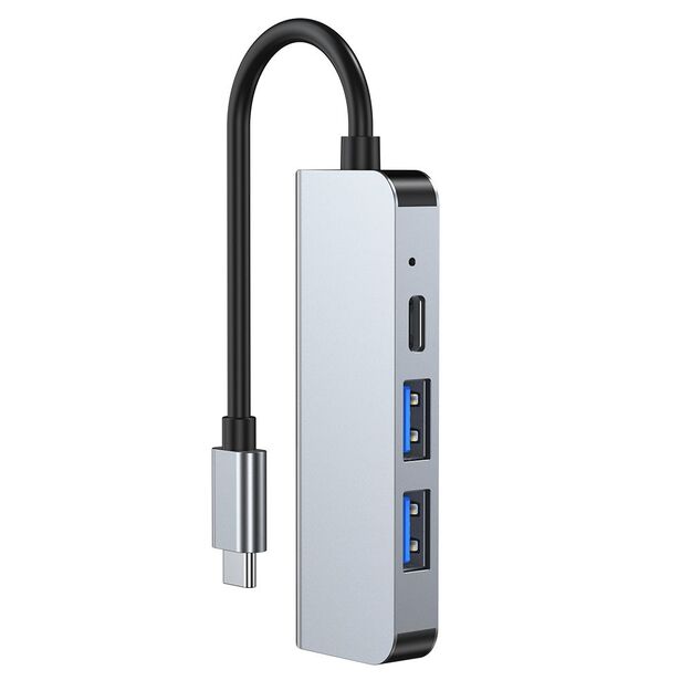 HUB Tech-Protect V2 4in1 USB-C - USB-A 3.0 / USB-A 2.0 / USB-C / HDMI - gray 2