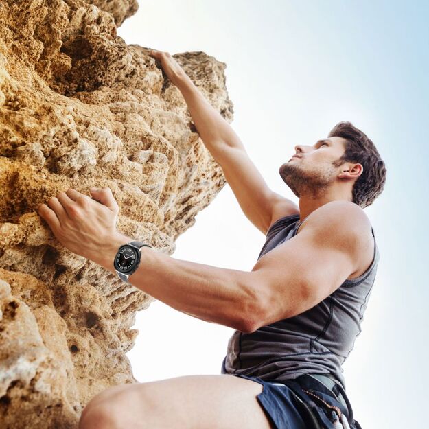 Tech-Protect Nylon Strap for Samsung Galaxy Watch Ultra (47mm) - Black/Orange 4