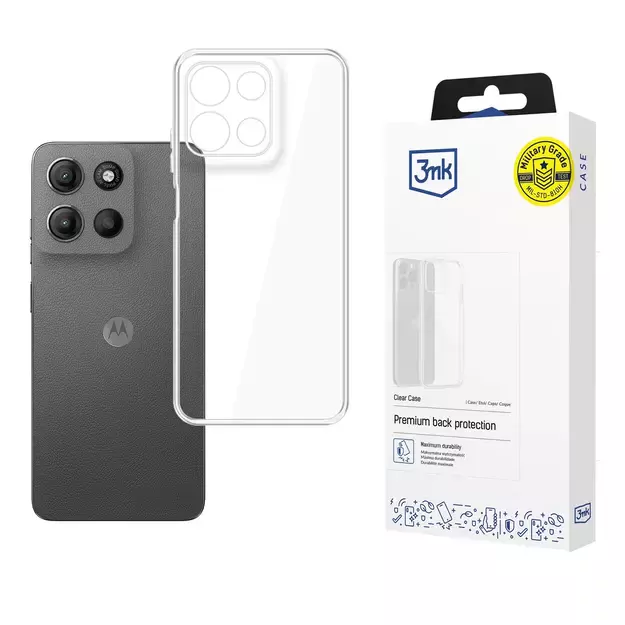 3mk Clear Case for Motorola Moto G15 / G15 Power - transparent