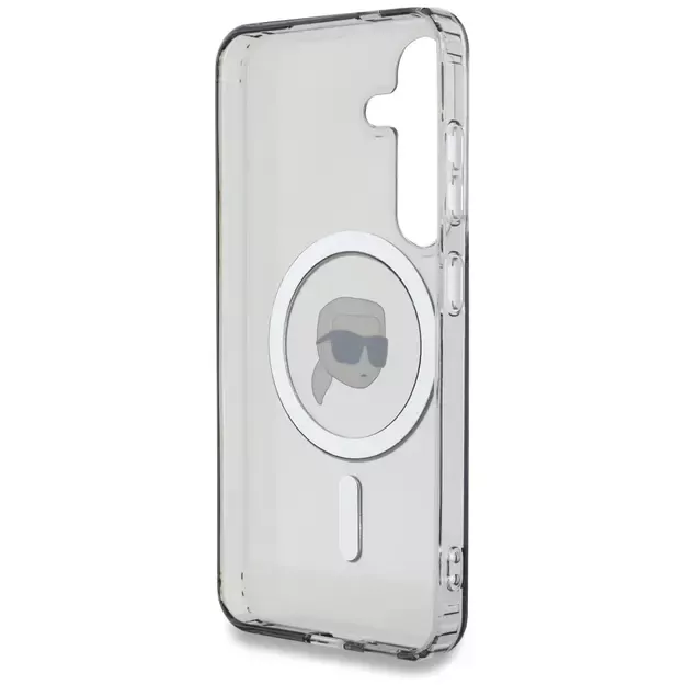 Case Karl Lagerfeld Button Karl Head Printed Logo MagSafe Samsung Galaxy S25 black 13