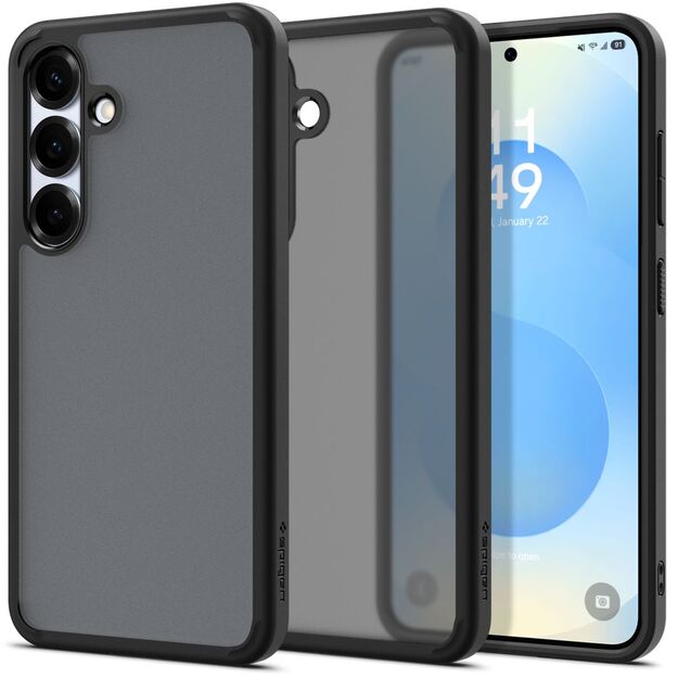 Spigen Ultra Hybrid Case for Samsung Galaxy S25 - Black 8