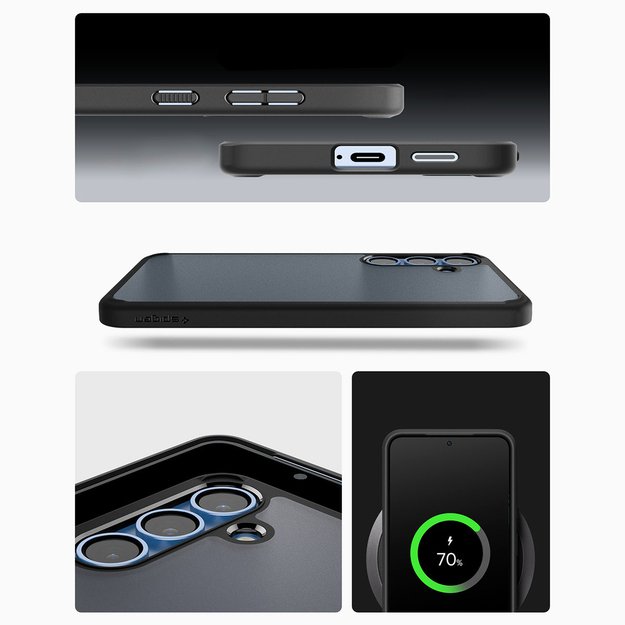 Spigen Ultra Hybrid Case for Samsung Galaxy S25 - Black 5