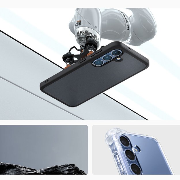 Spigen Ultra Hybrid Case for Samsung Galaxy S25 - Black 3