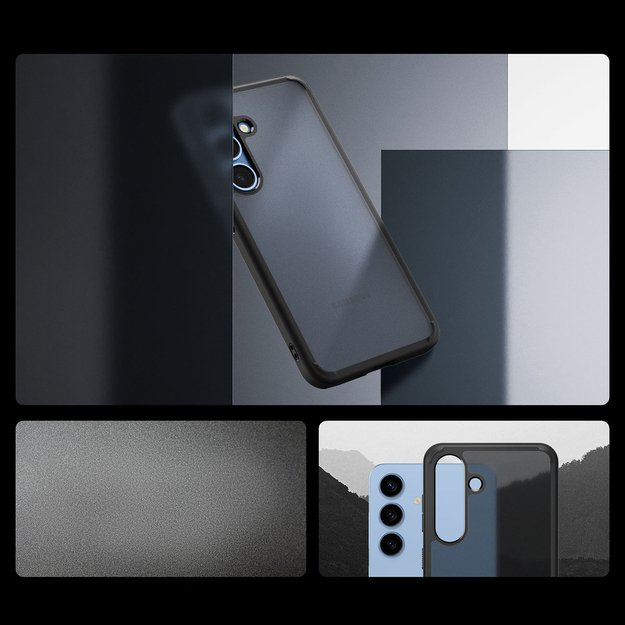 Spigen Ultra Hybrid Case for Samsung Galaxy S25 - Black 2