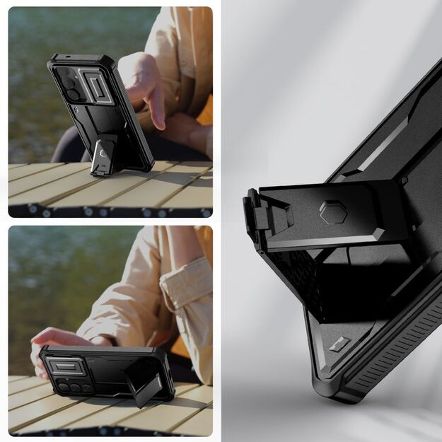 Tech-Protect Kevlar Cam+ Case for Samsung Galaxy S25 - Black 3