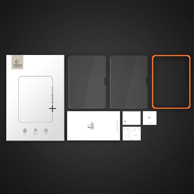 Tech-Protect Easy Set+ 2-pack tempered glass for iPad Air 11&quot  2024 / 2025 - transparent 4