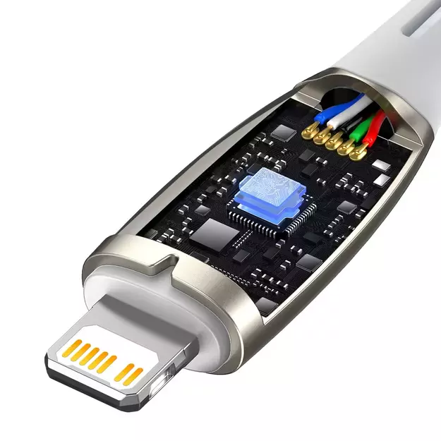 Baseus CADH000002 Lightning - USB-C PD cable 20W 480Mb/s 1m - white 6