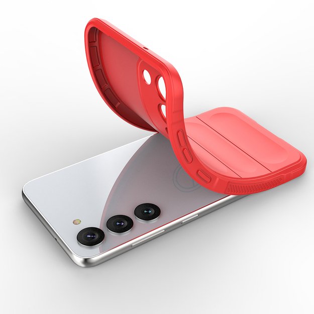 Magic Shield Case for Samsung Galaxy S23+ flexible armored cover red 41