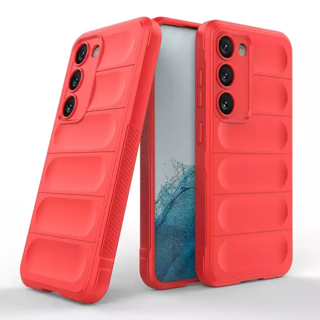 Magic Shield Case for Samsung Galaxy S23+ flexible armored cover red 30