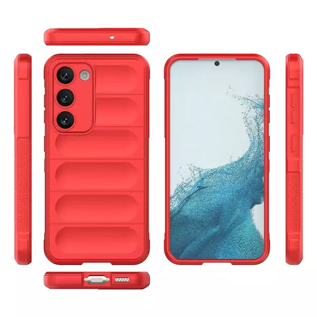 Magic Shield Case for Samsung Galaxy S23+ flexible armored cover red 31