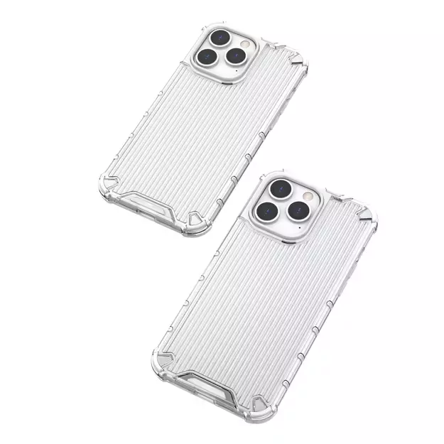 Ombre Protect Case for iPhone 13 Pro armored cover pink and blue 5