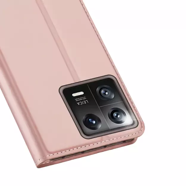 Dux Ducis Skin Pro Case Xiaomi 13 Flip Card Wallet Stand Pink 13