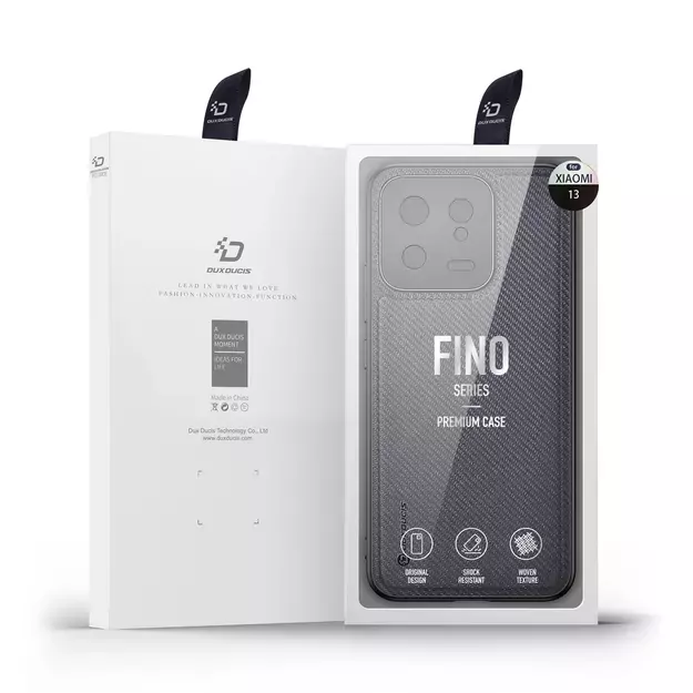 Dux Ducis Fino case for Xiaomi 13 cover with silicone frame gray 6