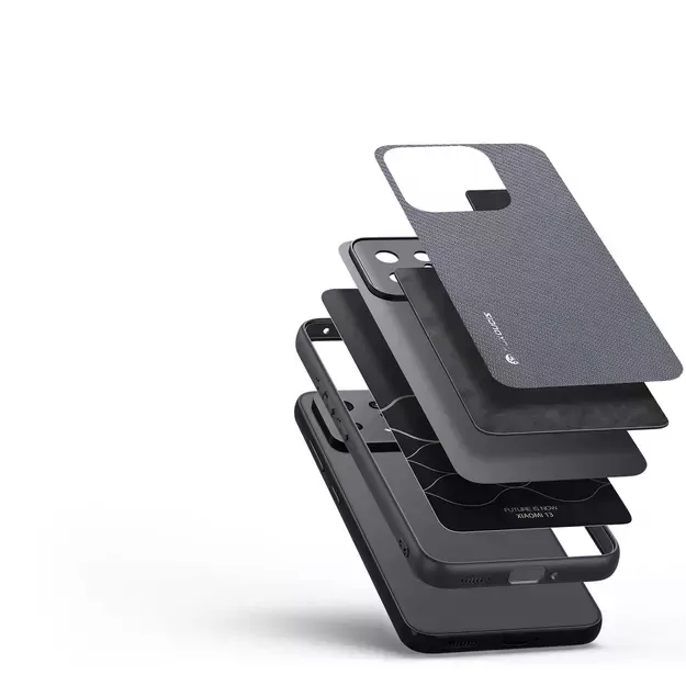 Dux Ducis Fino case for Xiaomi 13 cover with silicone frame gray 1