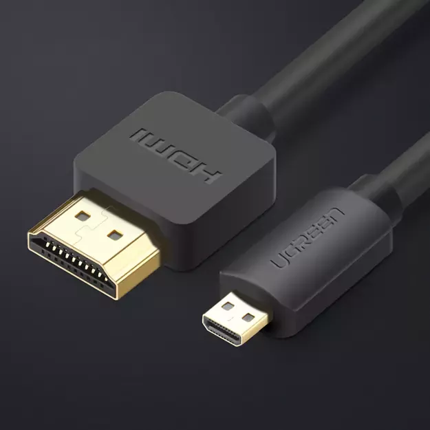 Ugreen cable Micro HDMI - HDMI cable 3m black (HD127) 1