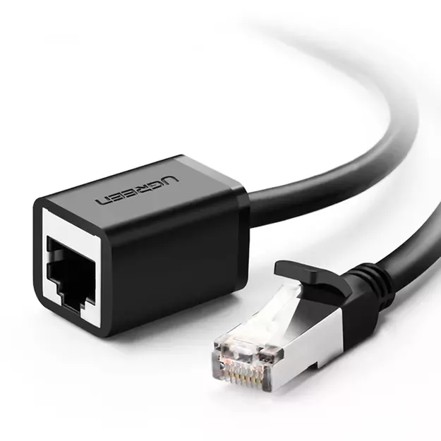 Ugreen NW112 11278 Network Ethernet Cable RJ45 (female) - RJ45 (male) F/UTP Cat. 6 1 Gbps 0.5m - black 2