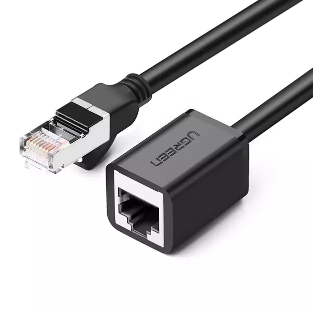 Ugreen NW112 11278 Network Ethernet Cable RJ45 (female) - RJ45 (male) F/UTP Cat. 6 1 Gbps 0.5m - black 1