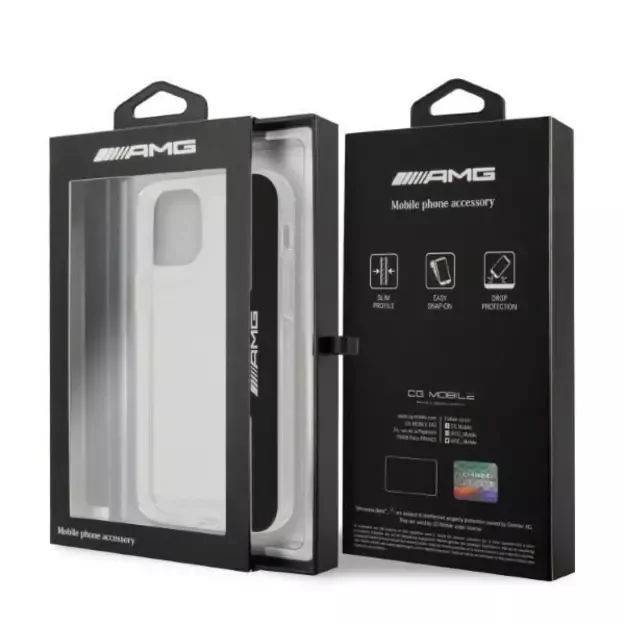 AMG Electroplate Vertical case for iPhone 12 / iPhone 12 Pro - transparent 12