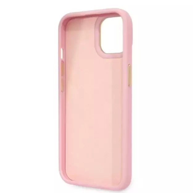 Guess Croco Collection case for iPhone 14 Plus - pink 6