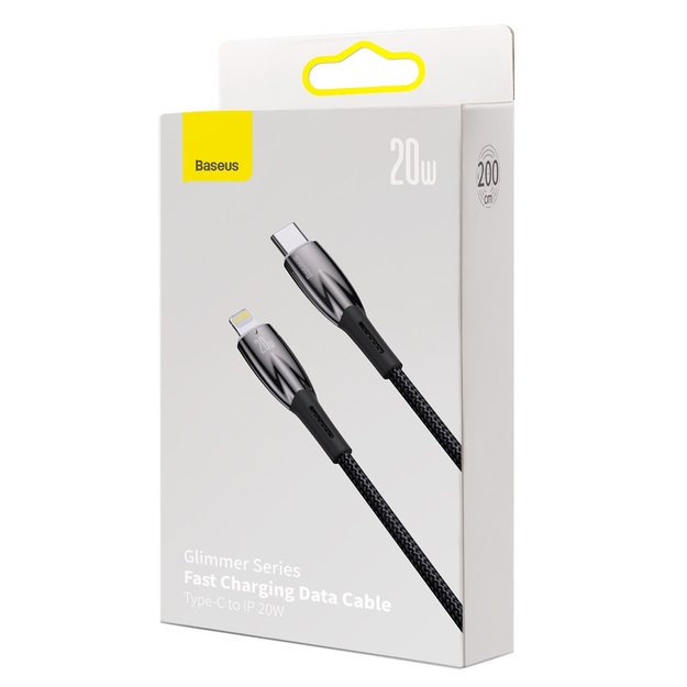 Baseus CADH000101 Lightning - USB-C PD cable 20W 480Mb/s 2m - black 5