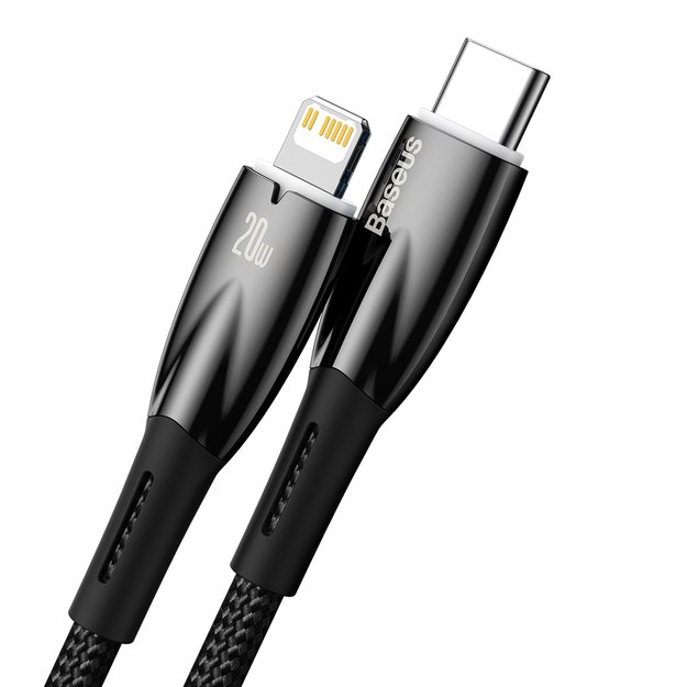 Baseus CADH000101 Lightning - USB-C PD cable 20W 480Mb/s 2m - black 1