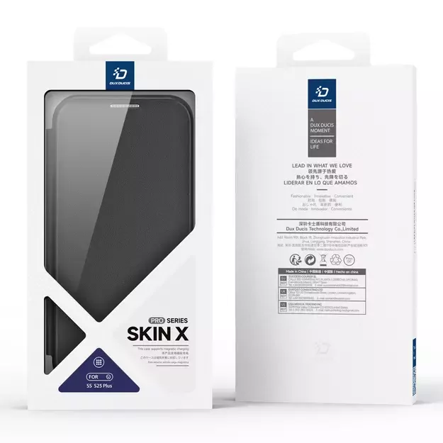 Dux Ducis Skin X Pro case for Samsung Galaxy S25+ with MagSafe and wallet - black 13