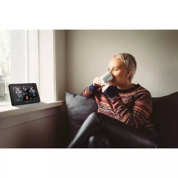 Hama Premium Weather Station with USB - Black 13