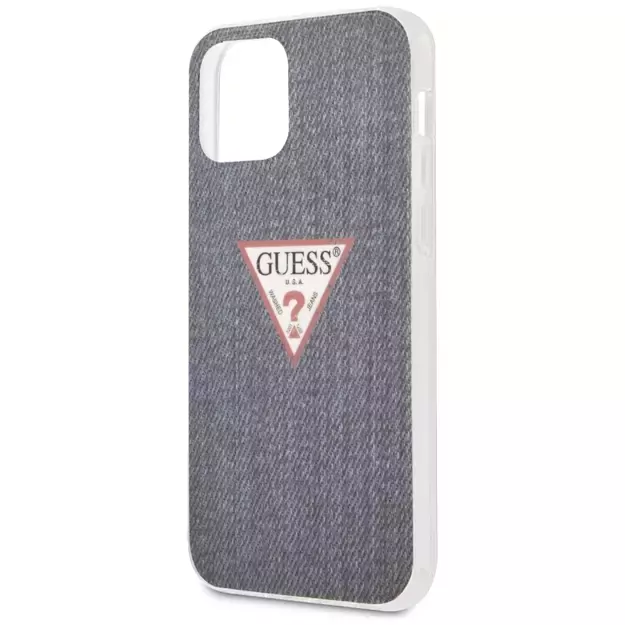 Guess GUHCP12LPCUJULDB iPhone 12 Pro Max 6.7&quot  navy/dark blue hardcase Jeans Collection 5