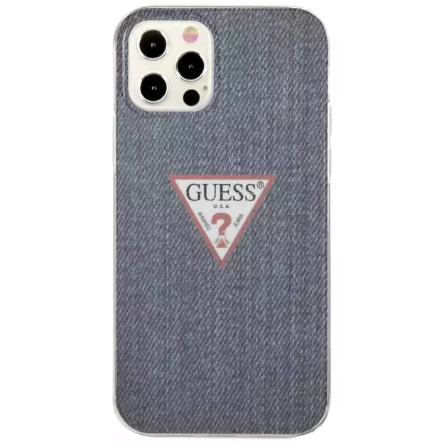 Guess GUHCP12LPCUJULDB iPhone 12 Pro Max 6.7&quot  navy/dark blue hardcase Jeans Collection 2