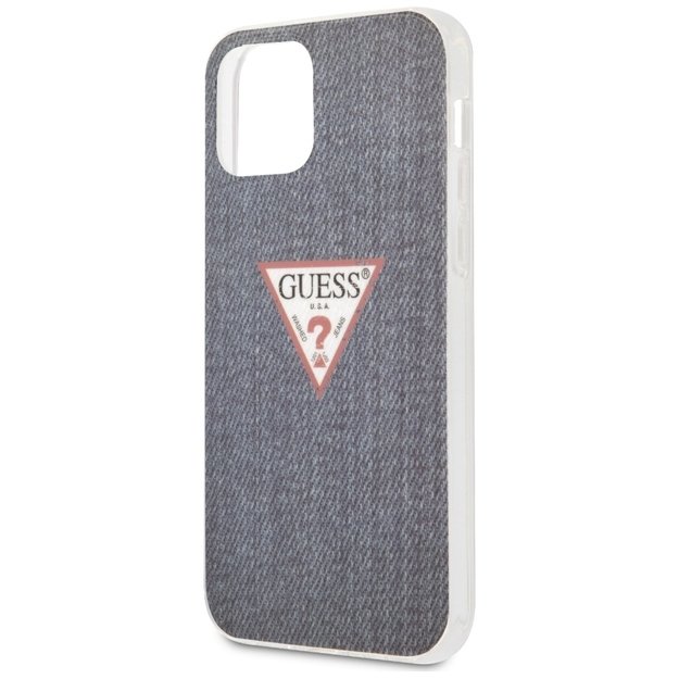 Guess GUHCP12LPCUJULDB iPhone 12 Pro Max 6.7&quot  navy/dark blue hardcase Jeans Collection 12