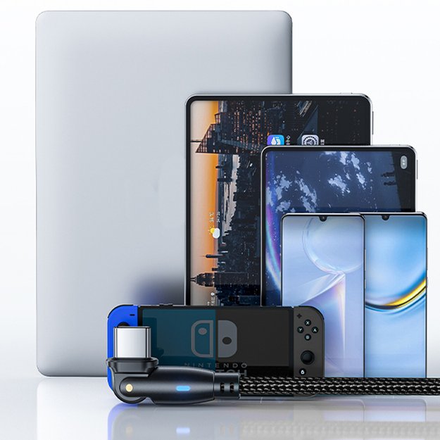 3mk Hyper Cable 3mk Hyper Cable N-SERIES USB-C / USB-C 2m 20V/3A 60W / black 1