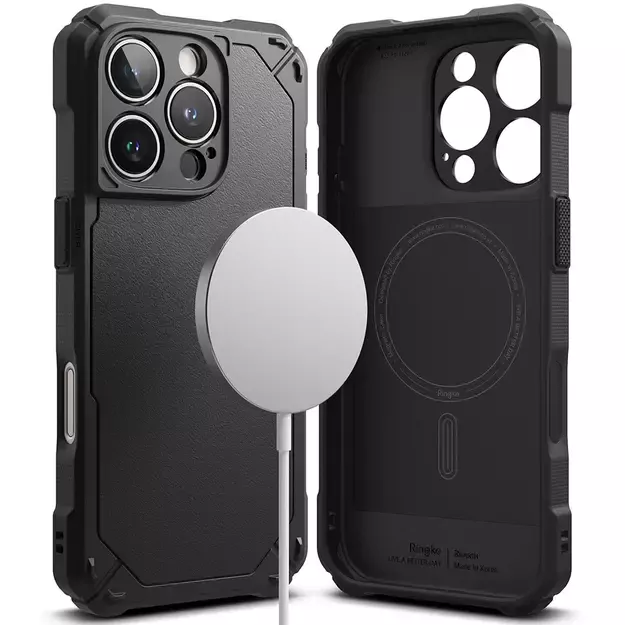 Ringke Rugged Gear MagSafe iPhone 16 Pro Max Case - Black 8