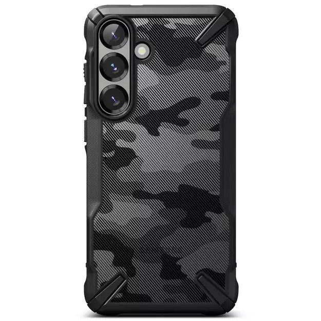 Ringke Fusion X Case for Samsung Galaxy S25+ - Black Camo 9