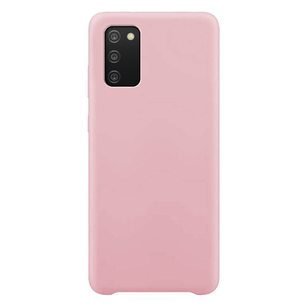 Silicone Case Soft Flexible Rubber Cover for Samsung Galaxy A03s pink 7