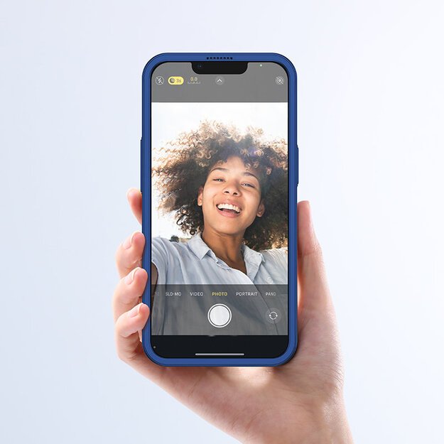 Joyroom 360 Full Case front and back cover for iPhone 13 Pro + tempered glass screen protector blue (JR-BP935 blue) 2